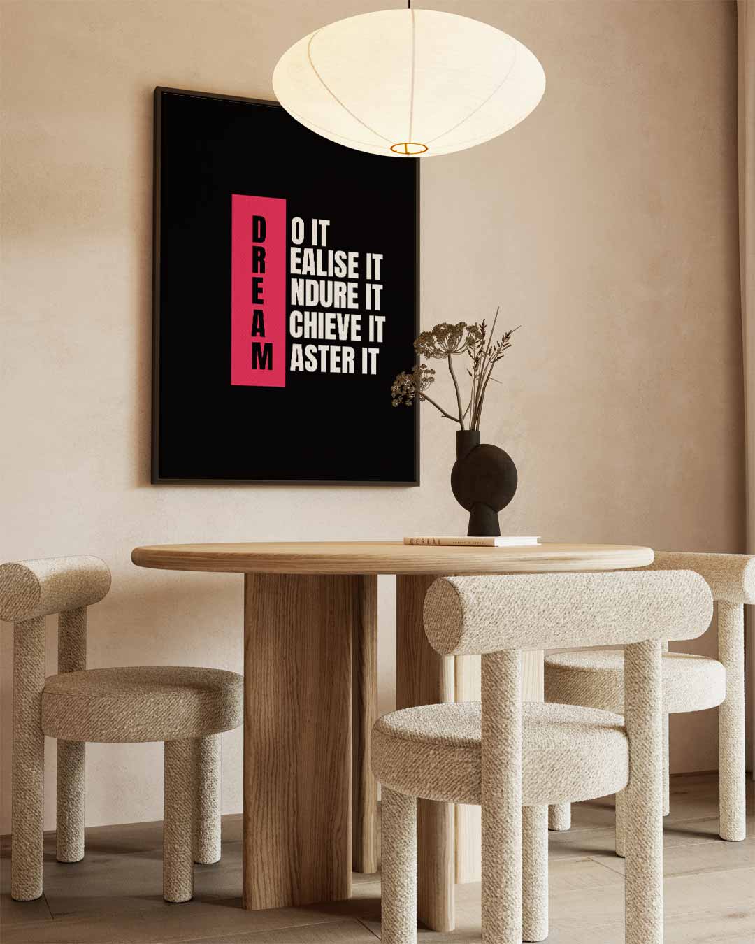 Inspirerende Dromen Poster Kunstwerk-canvas-dibond-plexiglas-wanddecoratie-WallArtistic