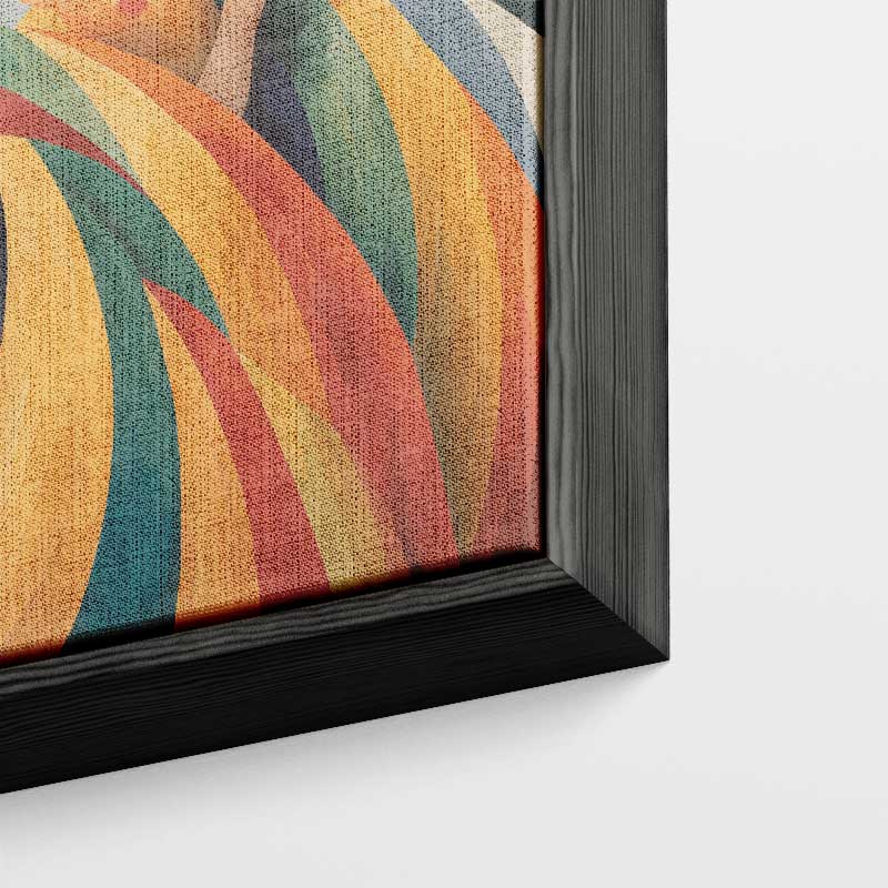 Kleurrijke Harmonie Kunstwerk-canvas-dibond-plexiglas-wanddecoratie-WallArtistic