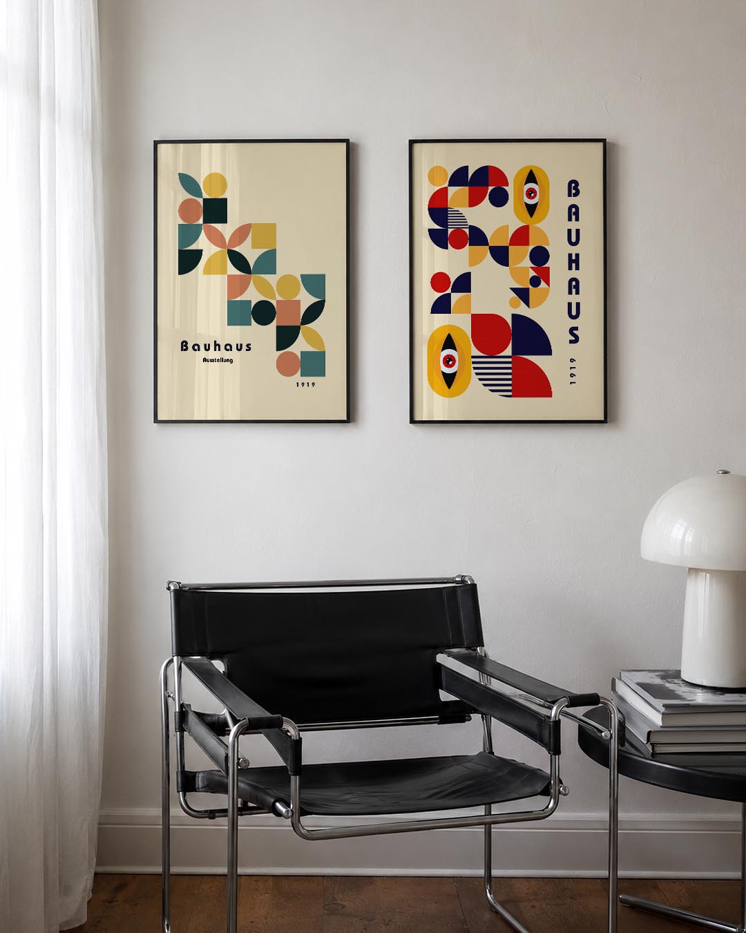 Vormen en kleurvlakken Posterset