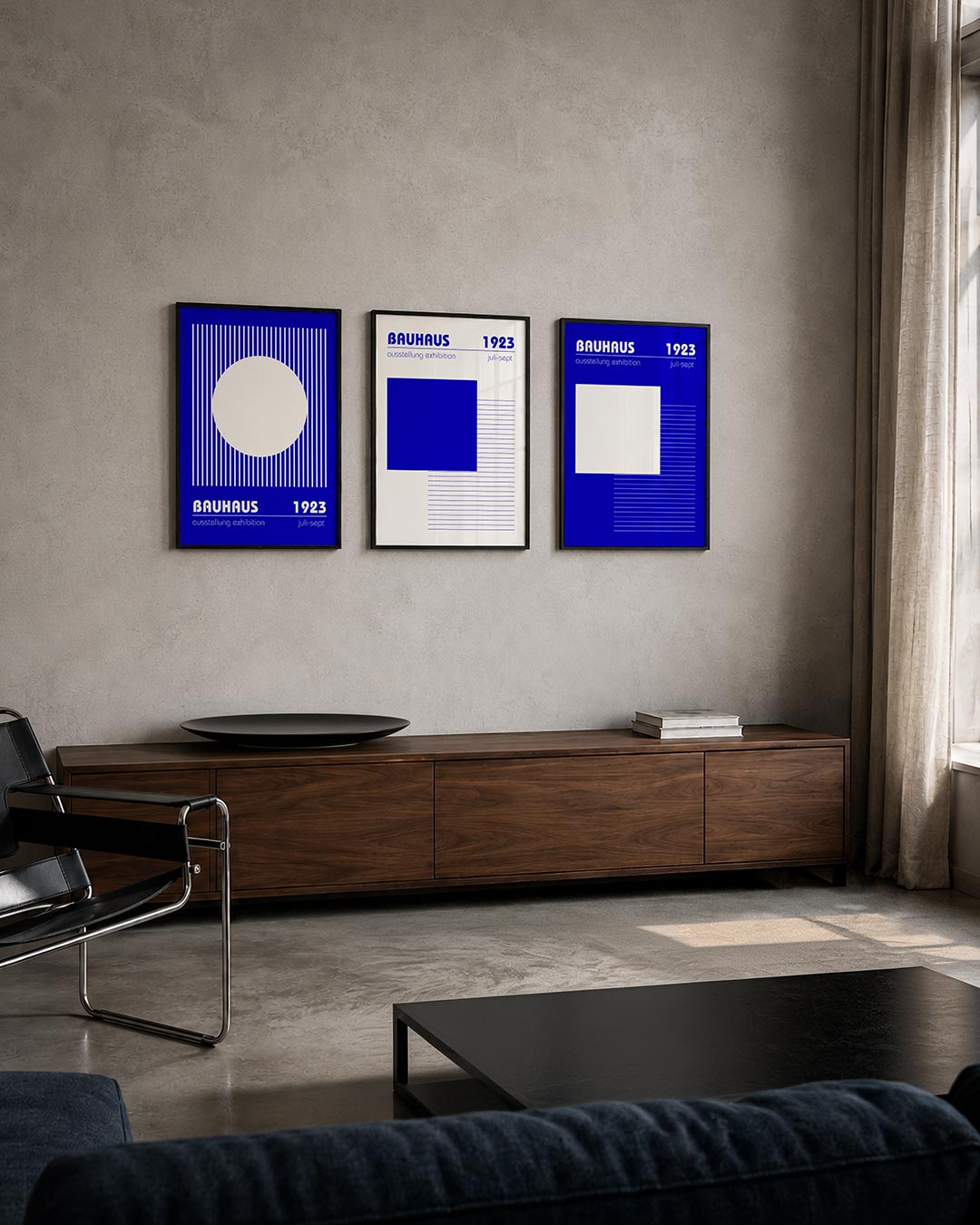 Lijnen en cirkel Posterset