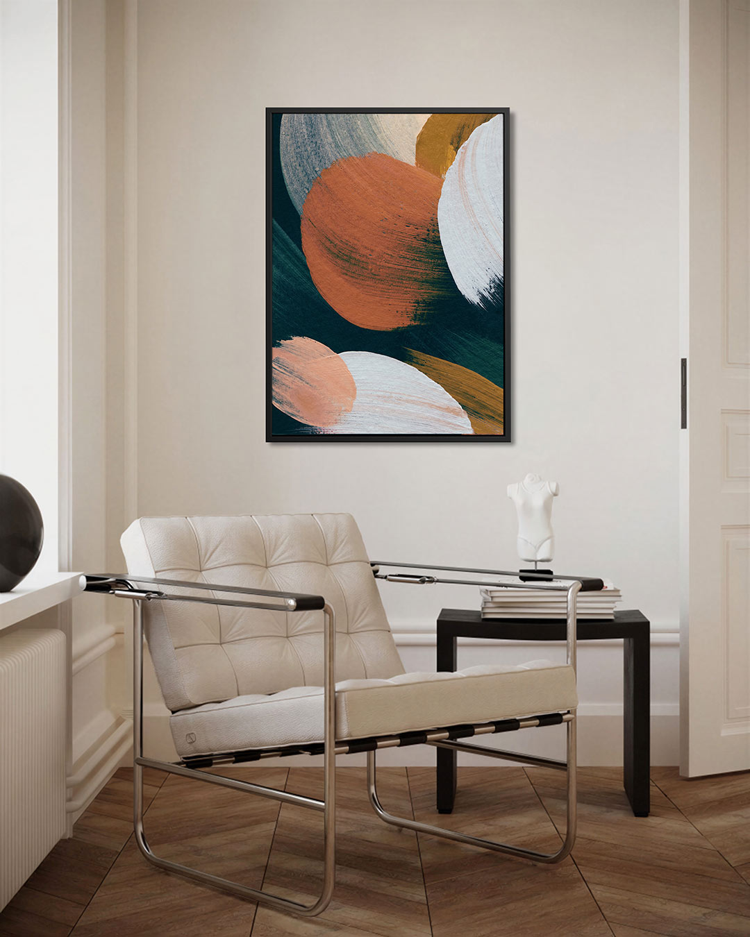 Dynamische kleurvlakken Kunstwerk