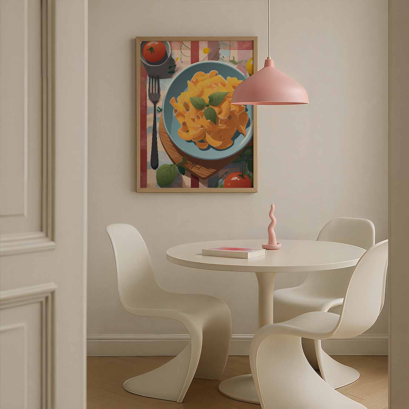 Vrolijke Italiaanse Pasta Poster