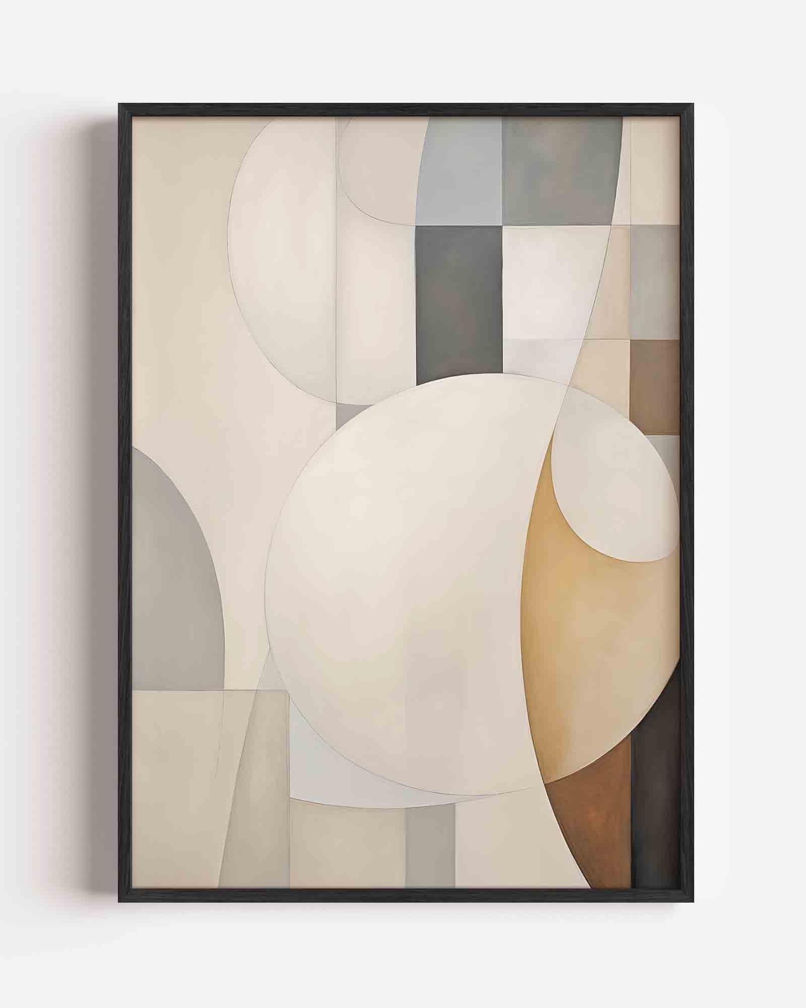 Abstracte vormen Poster