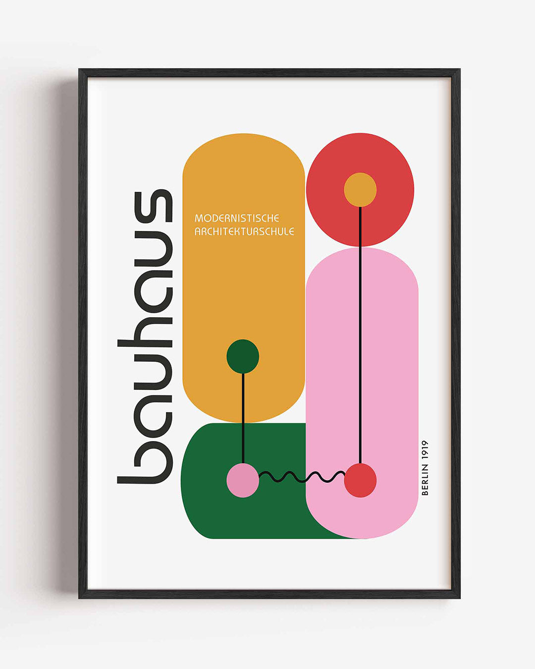 Vormen en kleurvlakken Poster