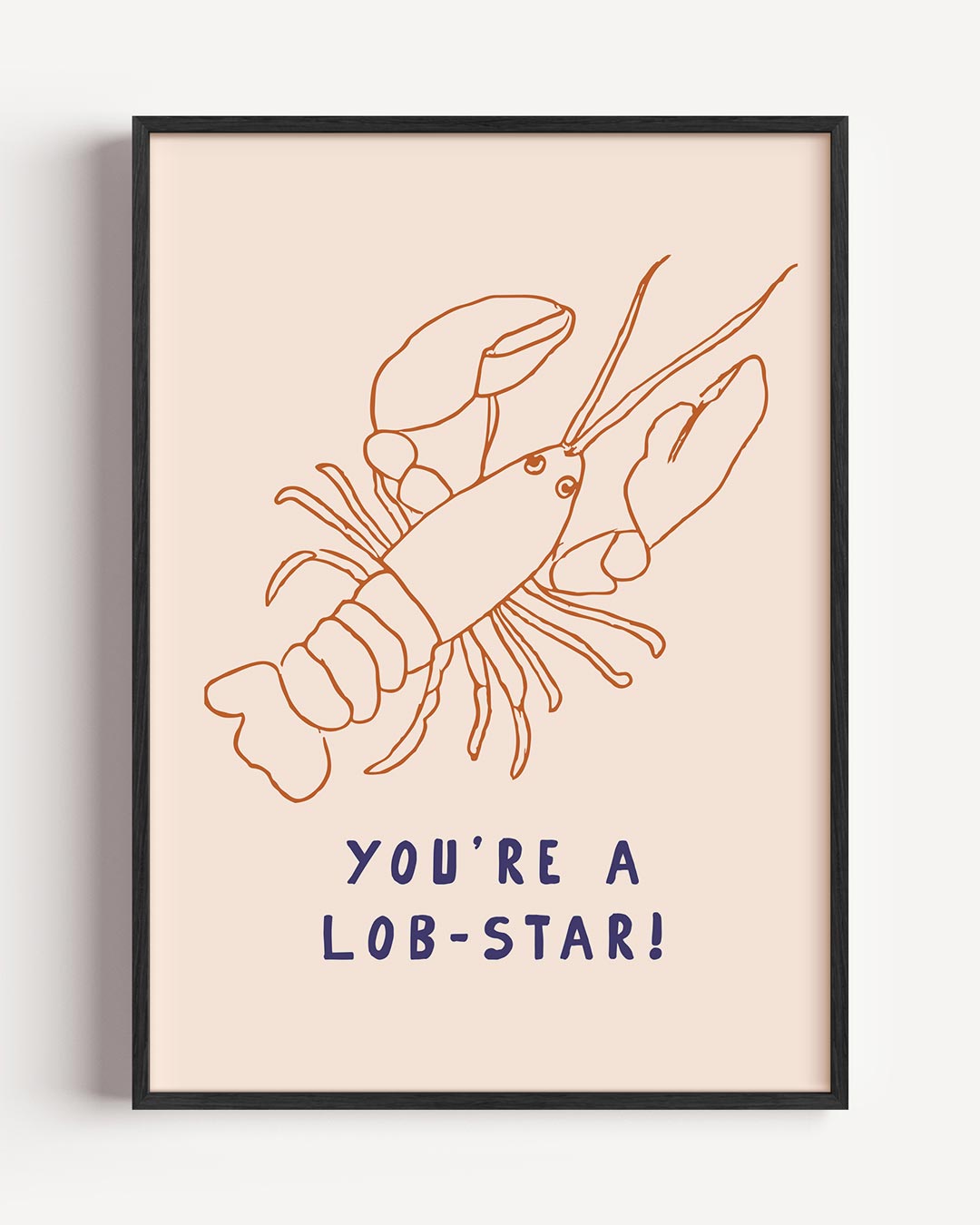 Lobster Compliment Poster-WallArtistic