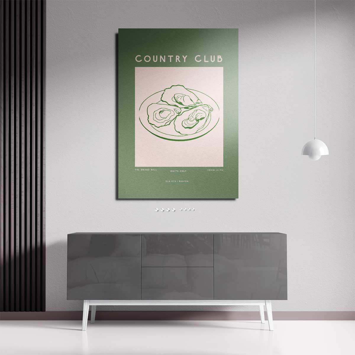 Retro Oesterfeest Poster