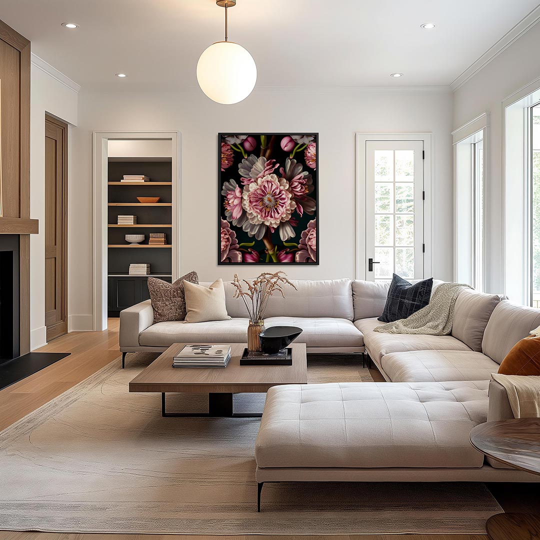 Bloemrijke harmonie Kunstwerk