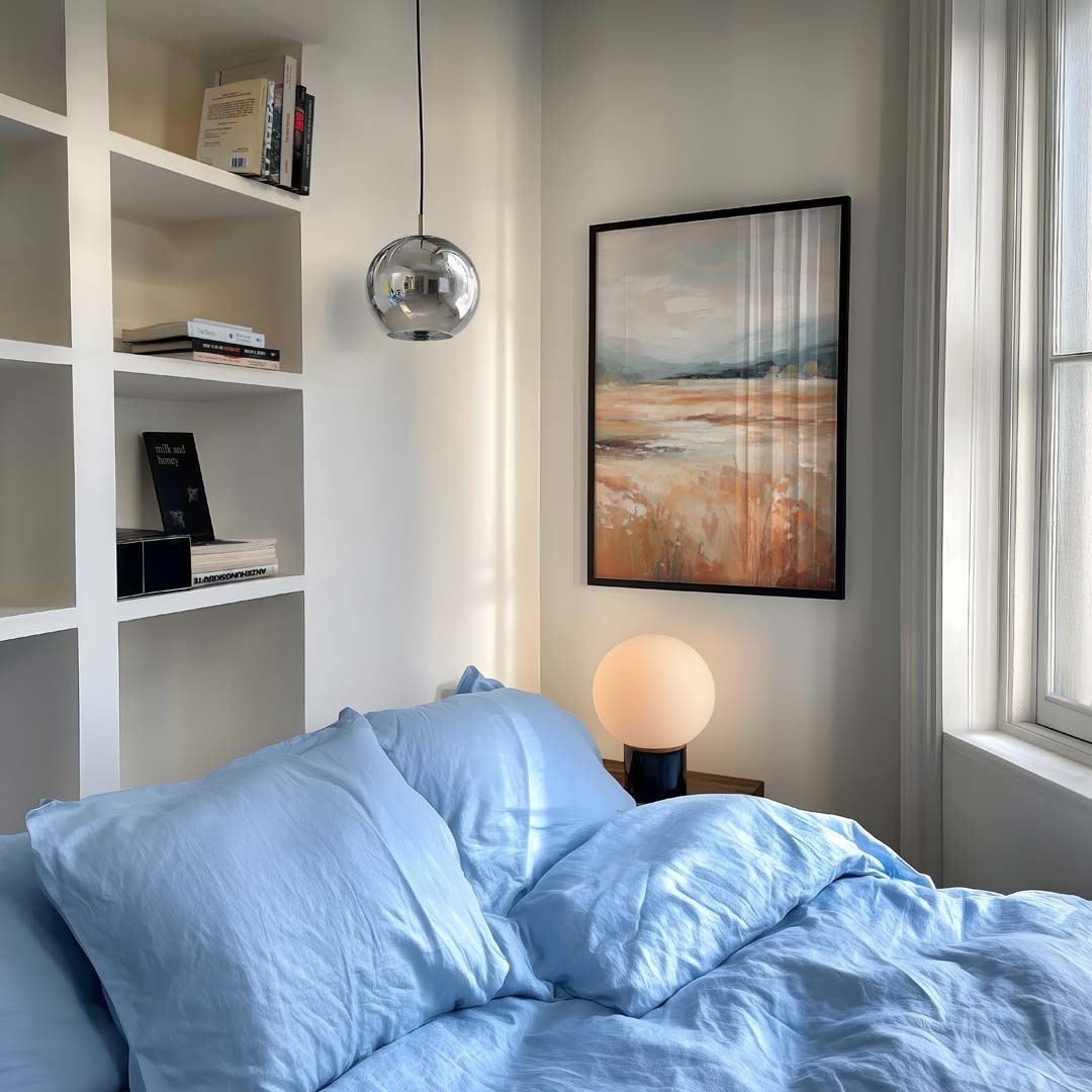 Dromerige Pastel Landschap Poster-WallArtistic