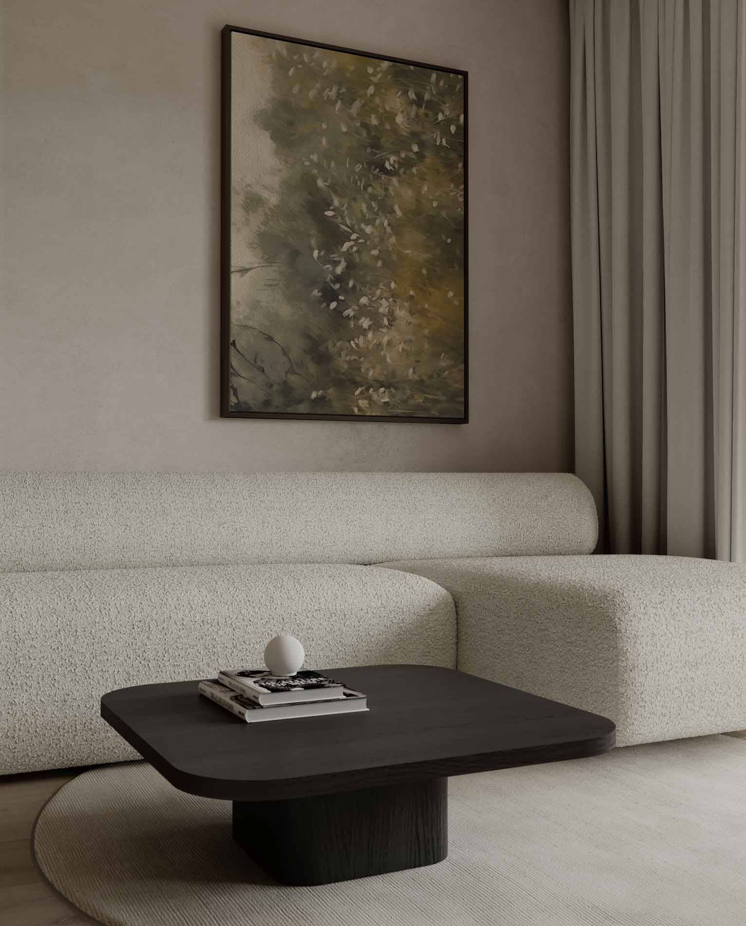 Dromerig Herfstlandschap Kunstwerk-canvas-dibond-plexiglas-wanddecoratie-WallArtistic