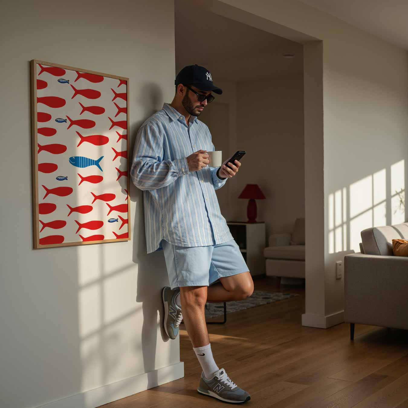 Unieke Extra Grote Vis Poster-WallArtistic