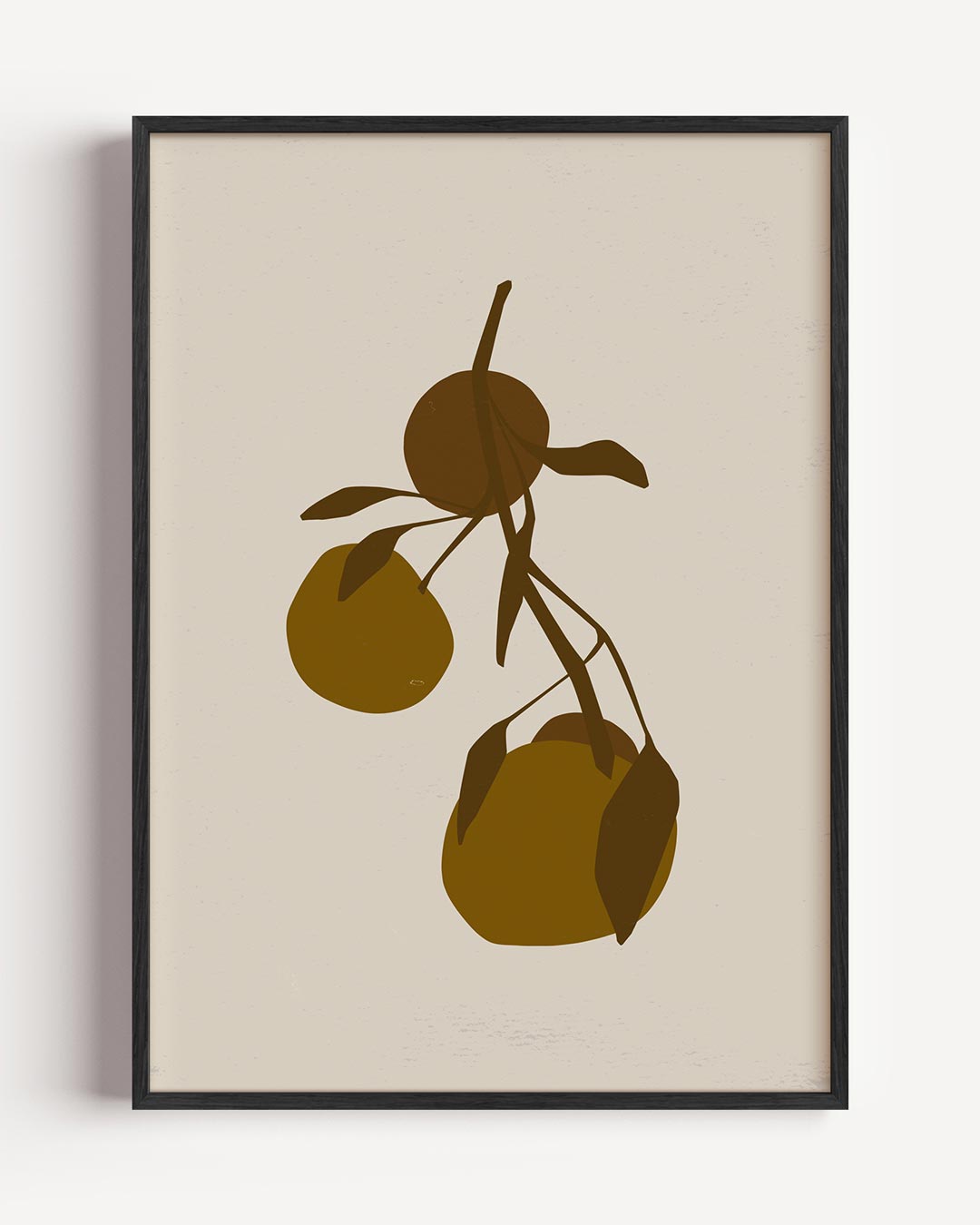 Moderne Minimalistische Takken Poster-WallArtistic