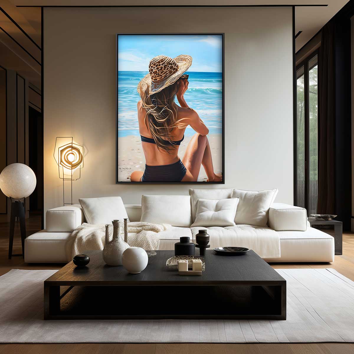 Zomerdromen aan Zee Kunstwerk-canvas-dibond-plexiglas-wanddecoratie-WallArtistic