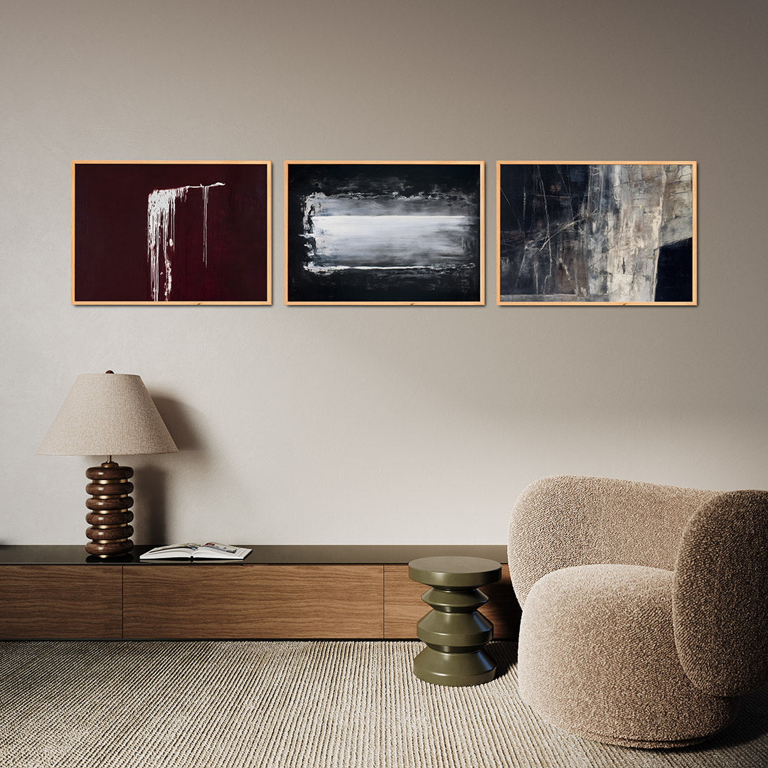 Druipende lijnen Posterset