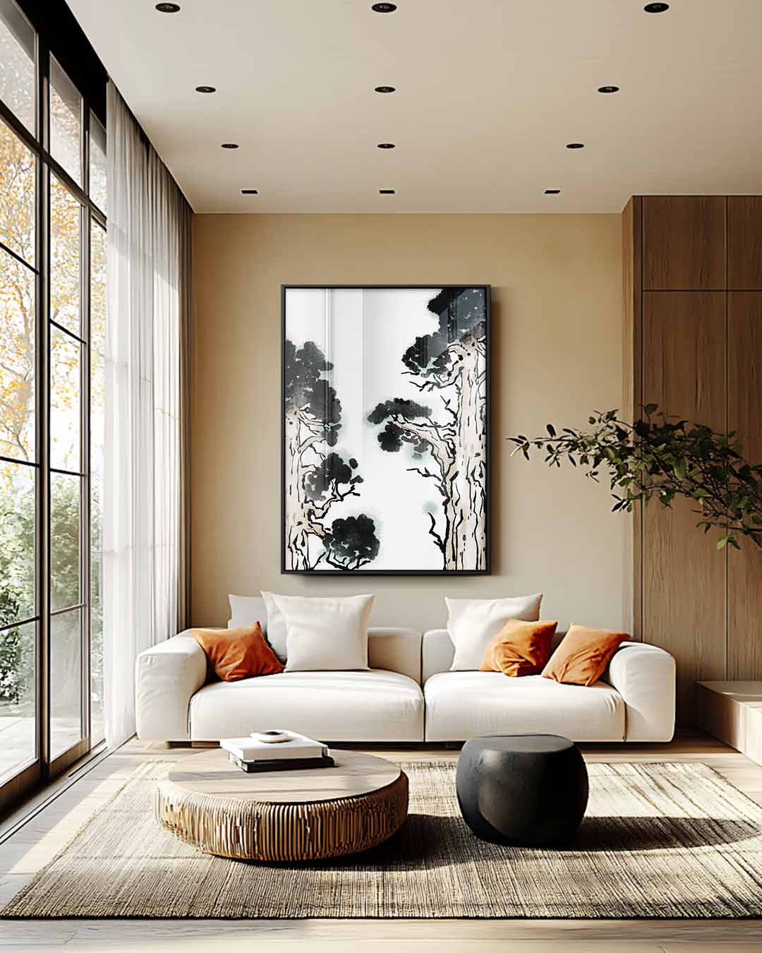 Abstract kunstwerk Kunstwerk-canvas-dibond-plexiglas-wanddecoratie-WallArtistic