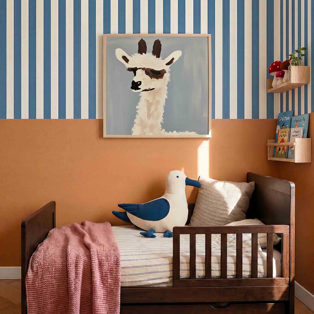 Alpaca portret Poster