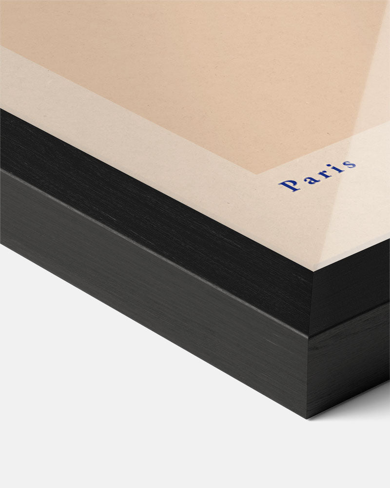 Stijlvolle Baguette Illustratie Poster-WallArtistic