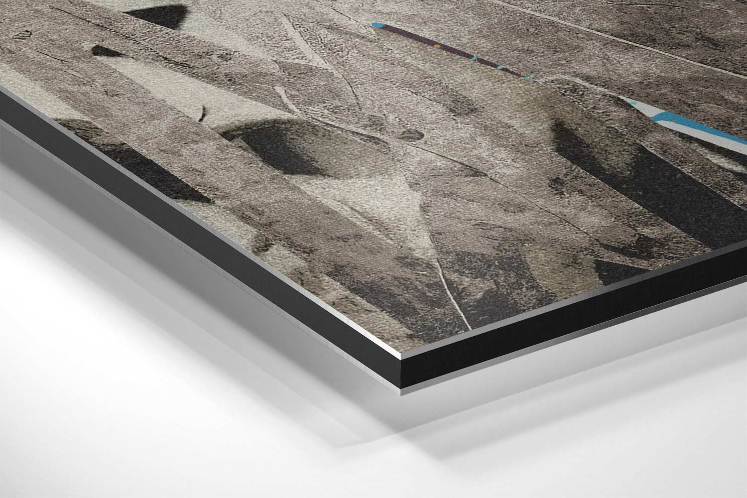 Mystieke Collage met Contrastrijke Beelden Kunstwerk-canvas-dibond-plexiglas-wanddecoratie-WallArtistic