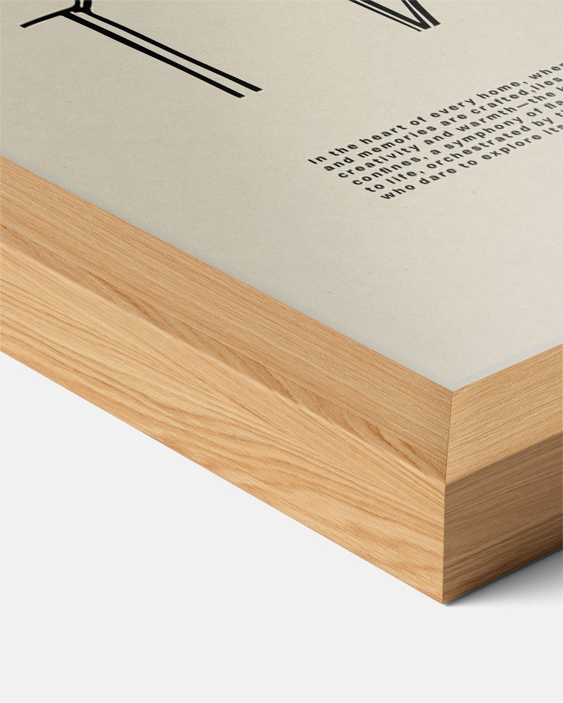 Moderne Minimalistische Keukenposter-WallArtistic