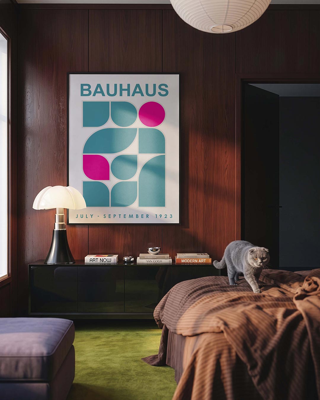 Vormen en kleurvlakken Poster