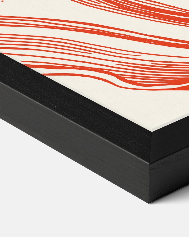 Abstracte Schelpenillustratie Poster-WallArtistic