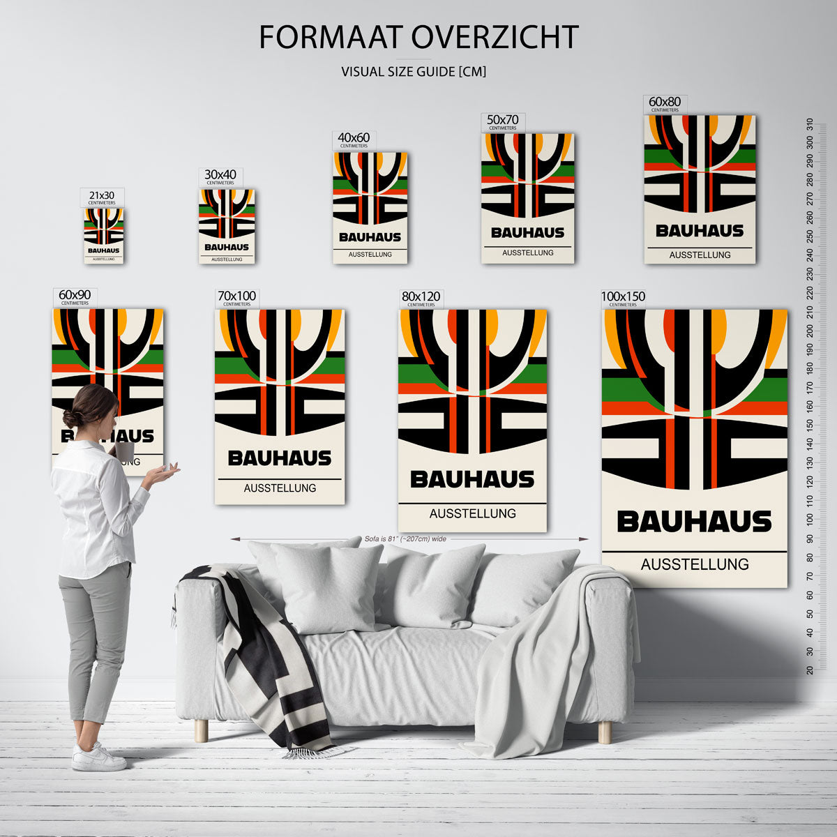 Kleuren en lijnen Poster