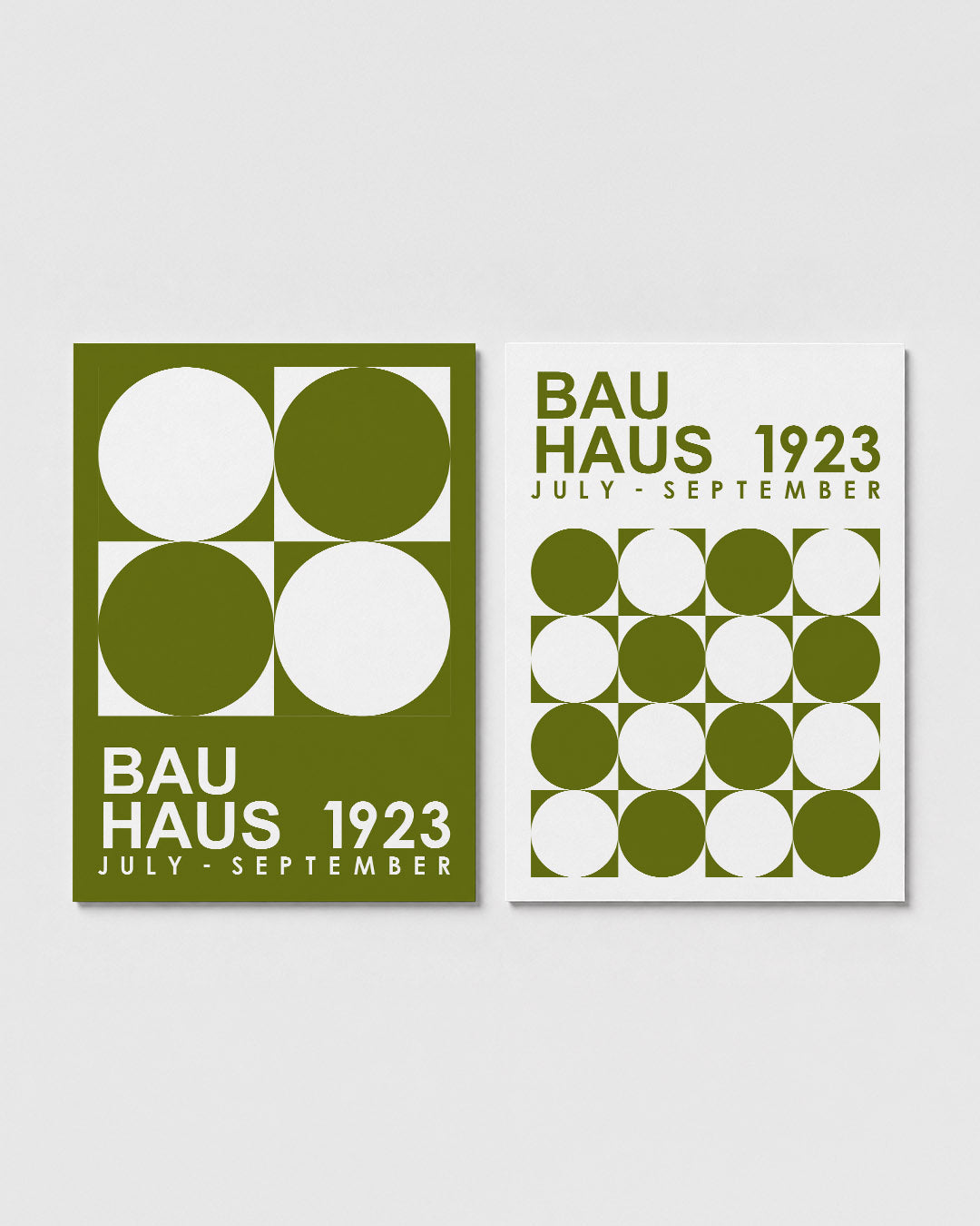 Cirkel en vierkant Posterset