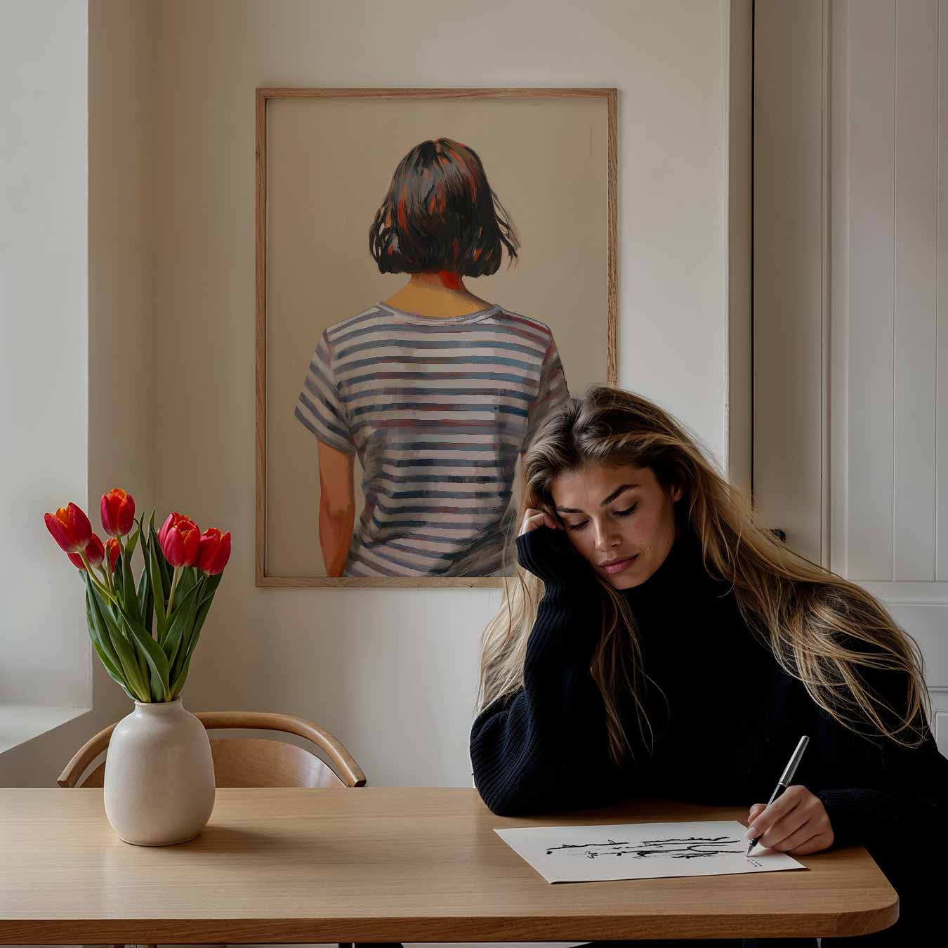 Strepen en Stijl Poster