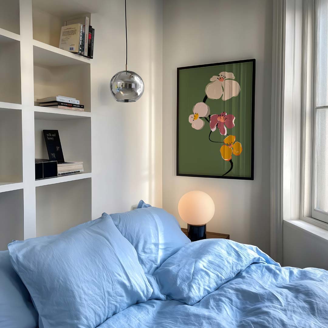 Bloemenpracht in Pastelkleuren Poster-WallArtistic