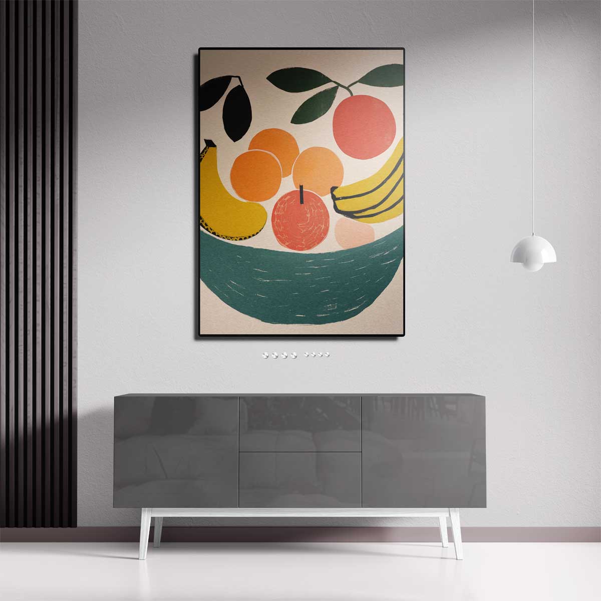 Vrolijk Fruit Kunstwerk-canvas-dibond-plexiglas-wanddecoratie-WallArtistic