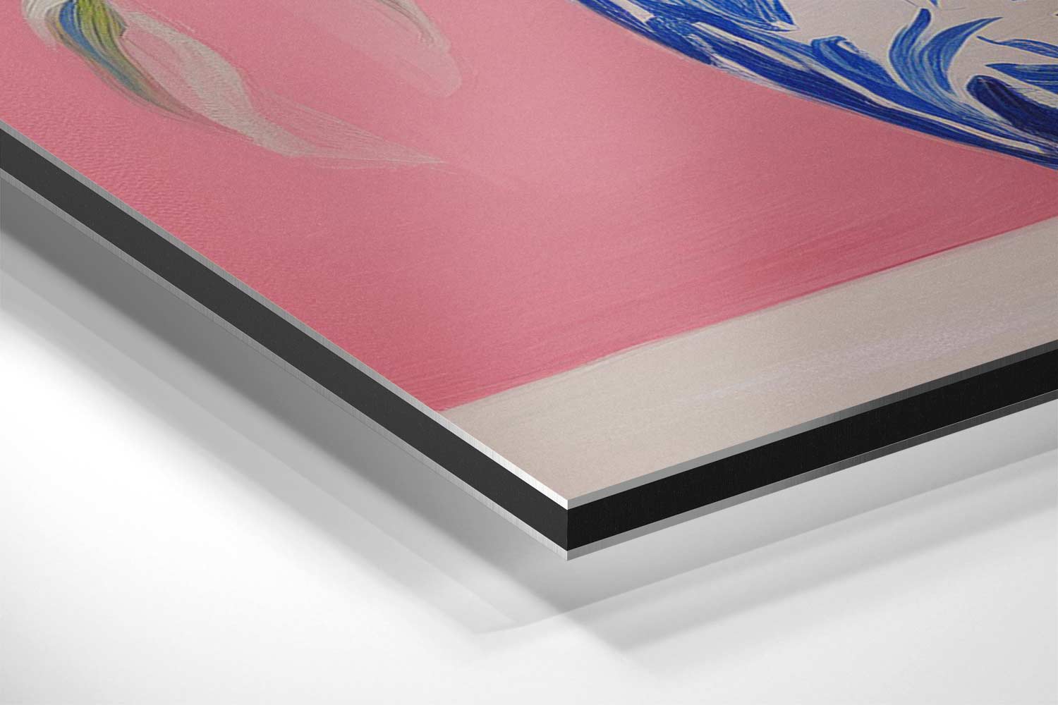 Levende Tulpen in Vaas Kunstwerk-canvas-dibond-plexiglas-wanddecoratie-WallArtistic