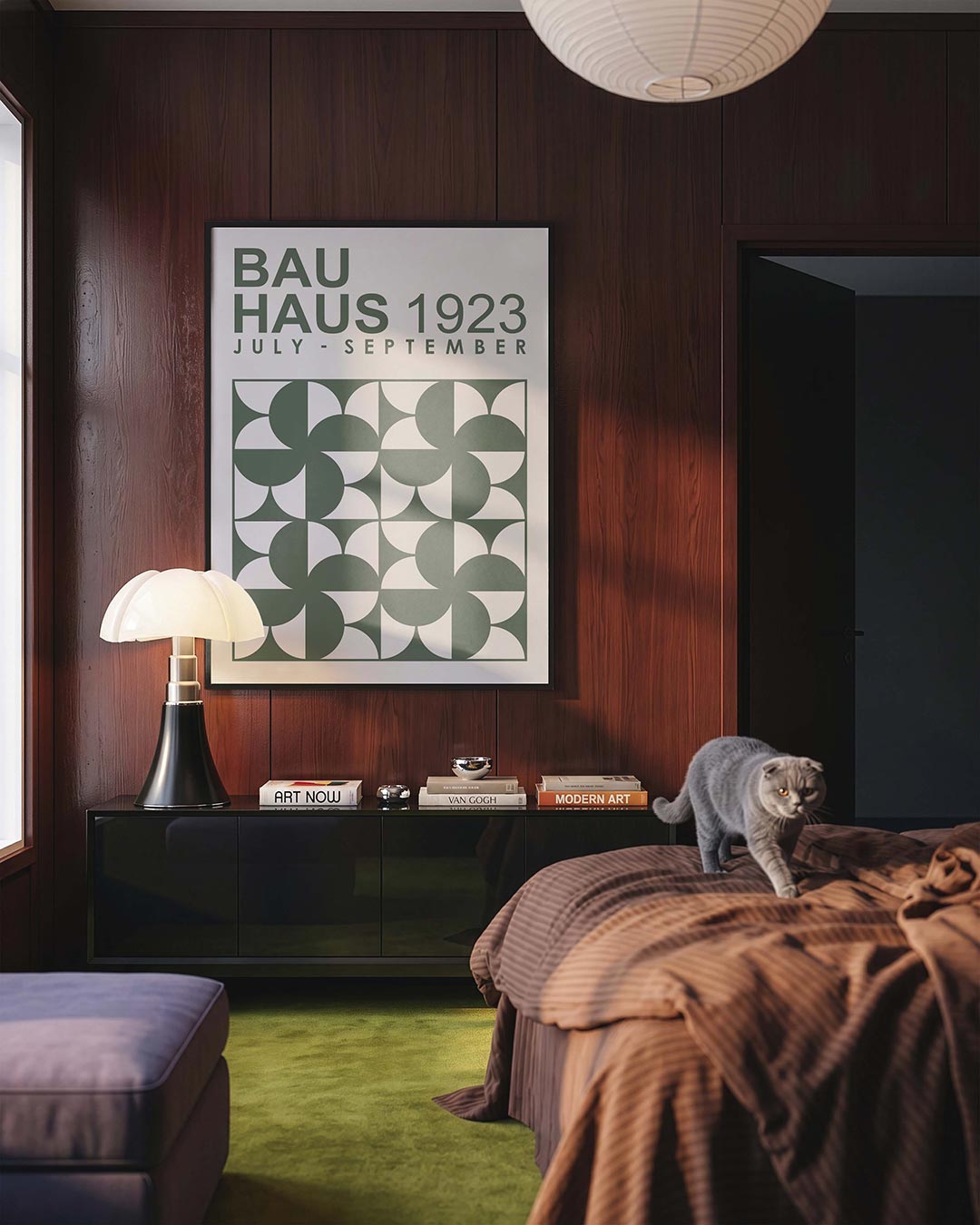 Vormritme en kleur Poster