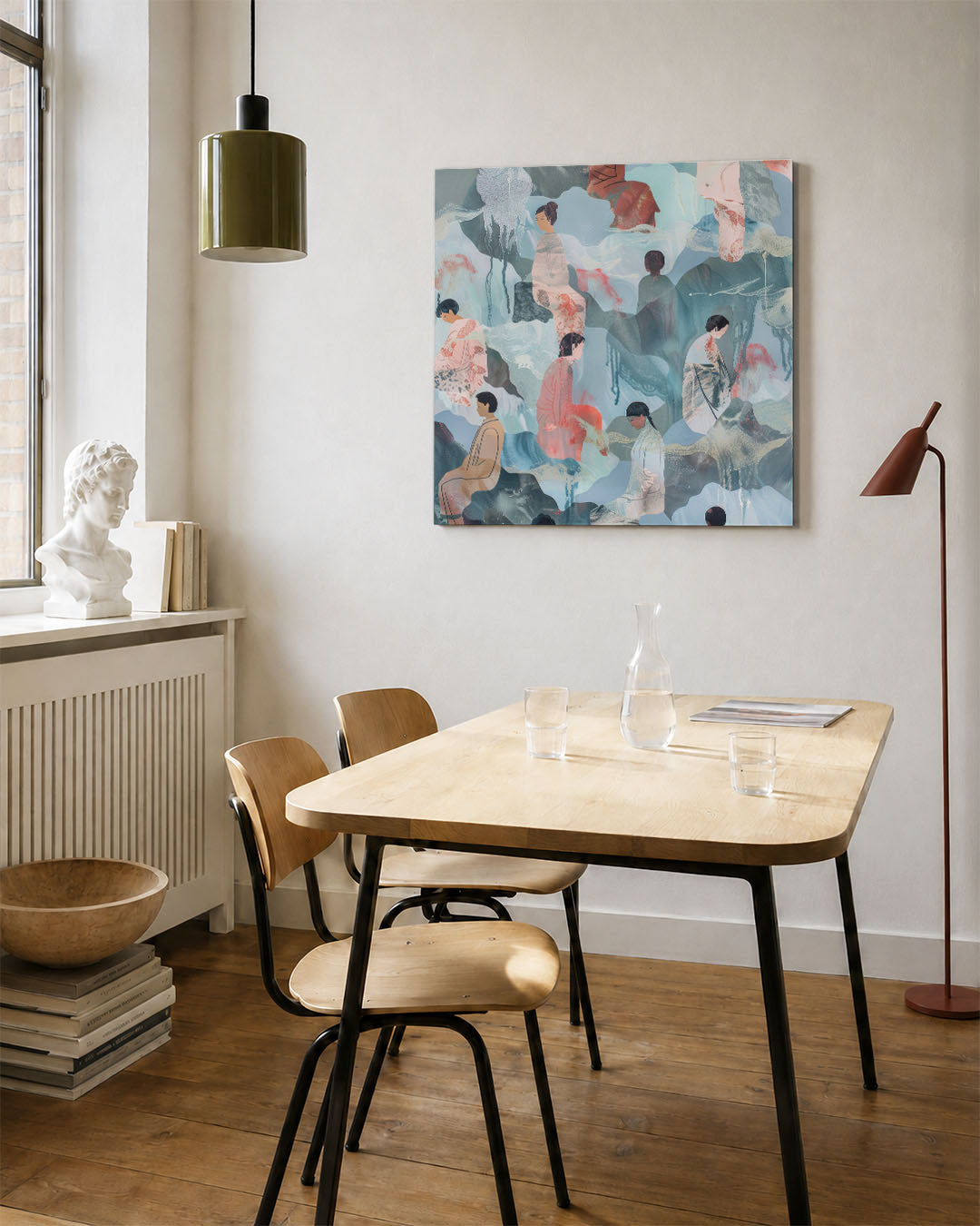Dromerige figuren Kunstwerk