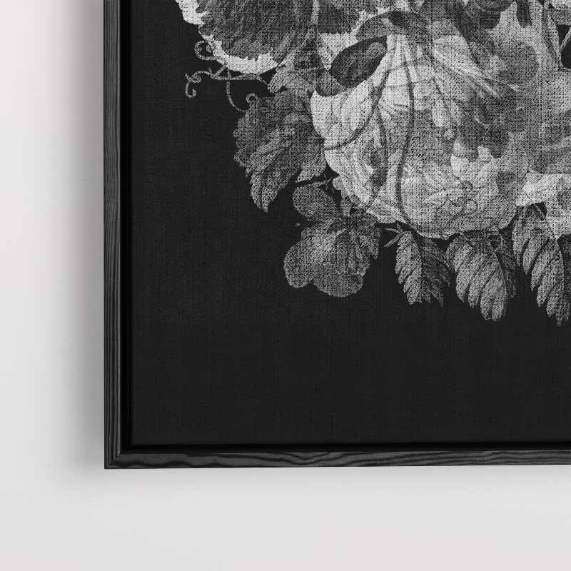 Mystieke Bloemenweelde Kunstwerk-canvas-dibond-plexiglas-wanddecoratie-WallArtistic