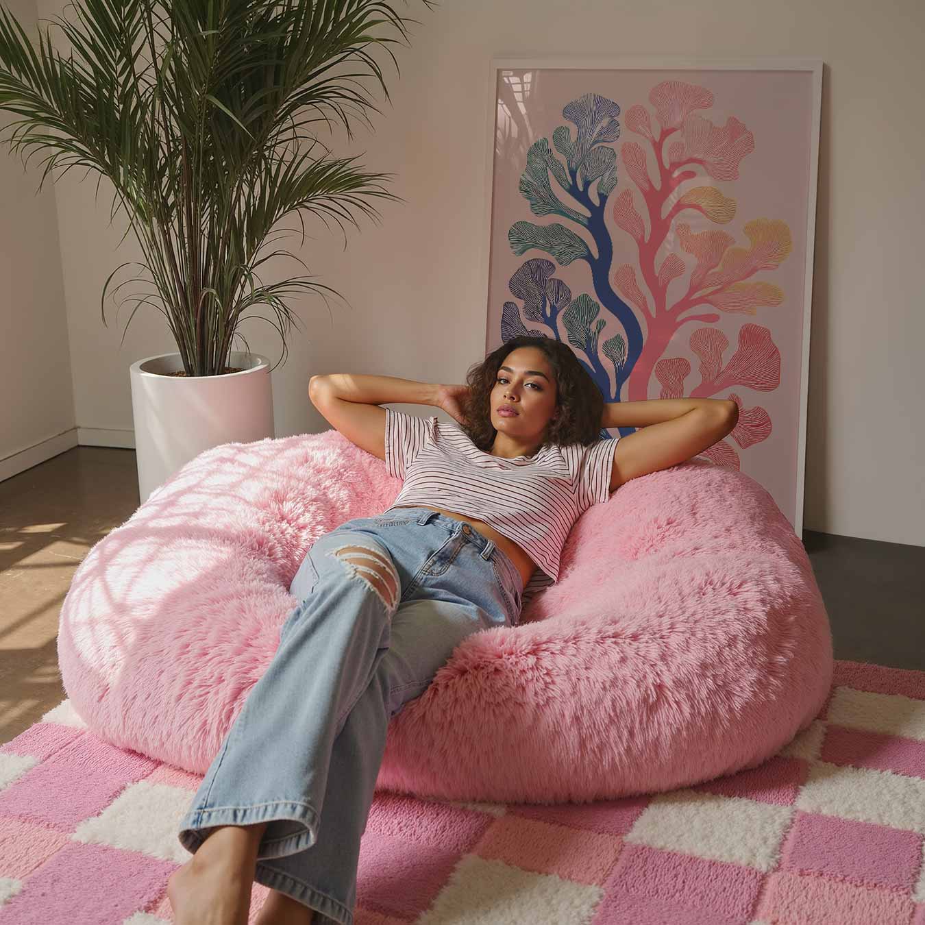 Abstracte Botanische Kunstposter-WallArtistic