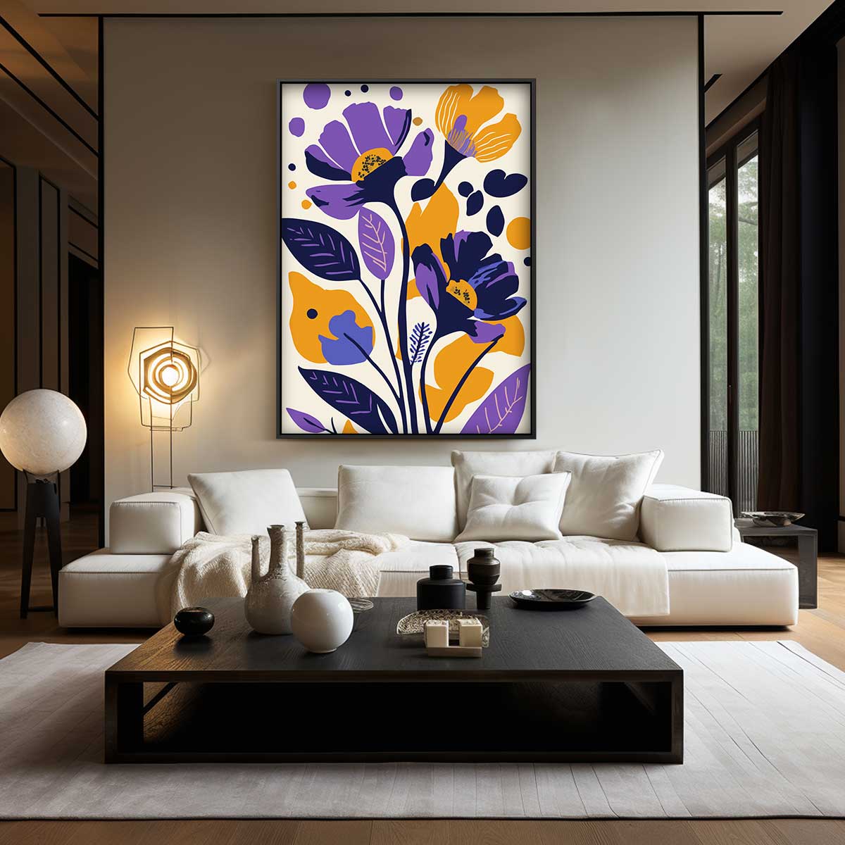Vrolijk Bloemenfeest Kunstwerk-canvas-dibond-plexiglas-wanddecoratie-WallArtistic