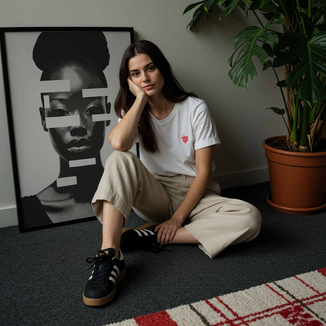 Moderne Expressie Poster-WallArtistic