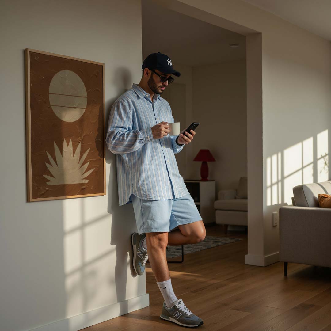 Zonsondergang in de Woestijn Poster-WallArtistic