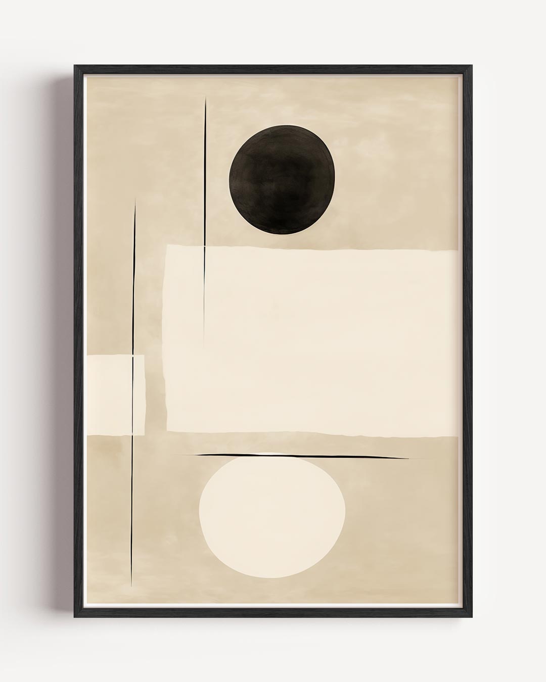 Abstracte Cirkelpatroon Poster-WallArtistic