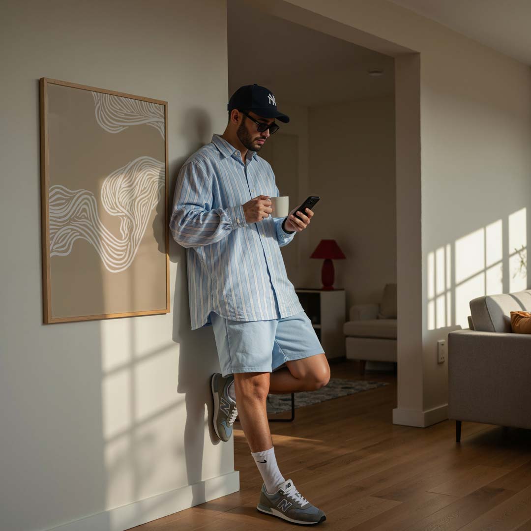 Elegante Lijnwerk Poster-WallArtistic