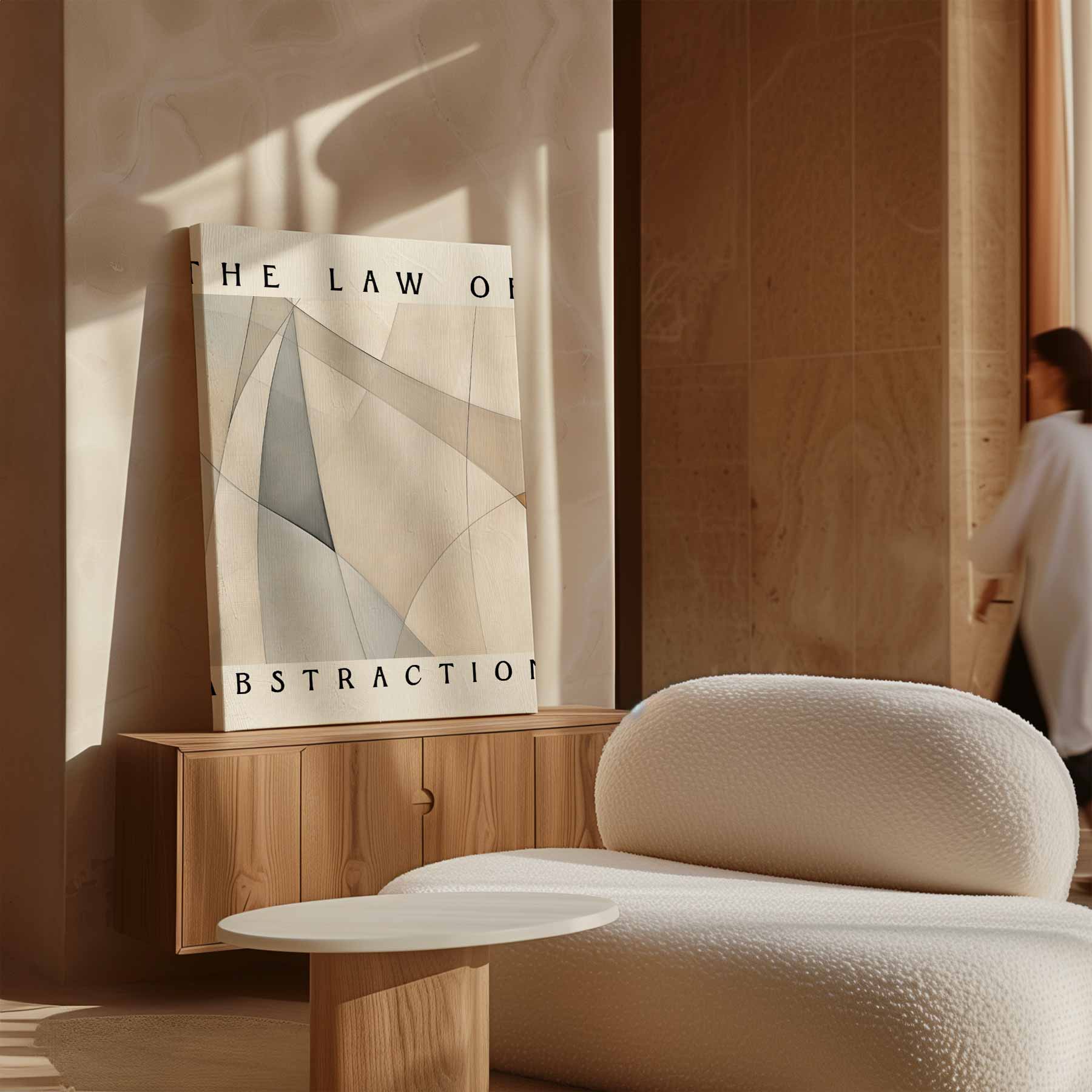 Elegante Abstractie Kunstwerk-canvas-dibond-plexiglas-wanddecoratie-WallArtistic