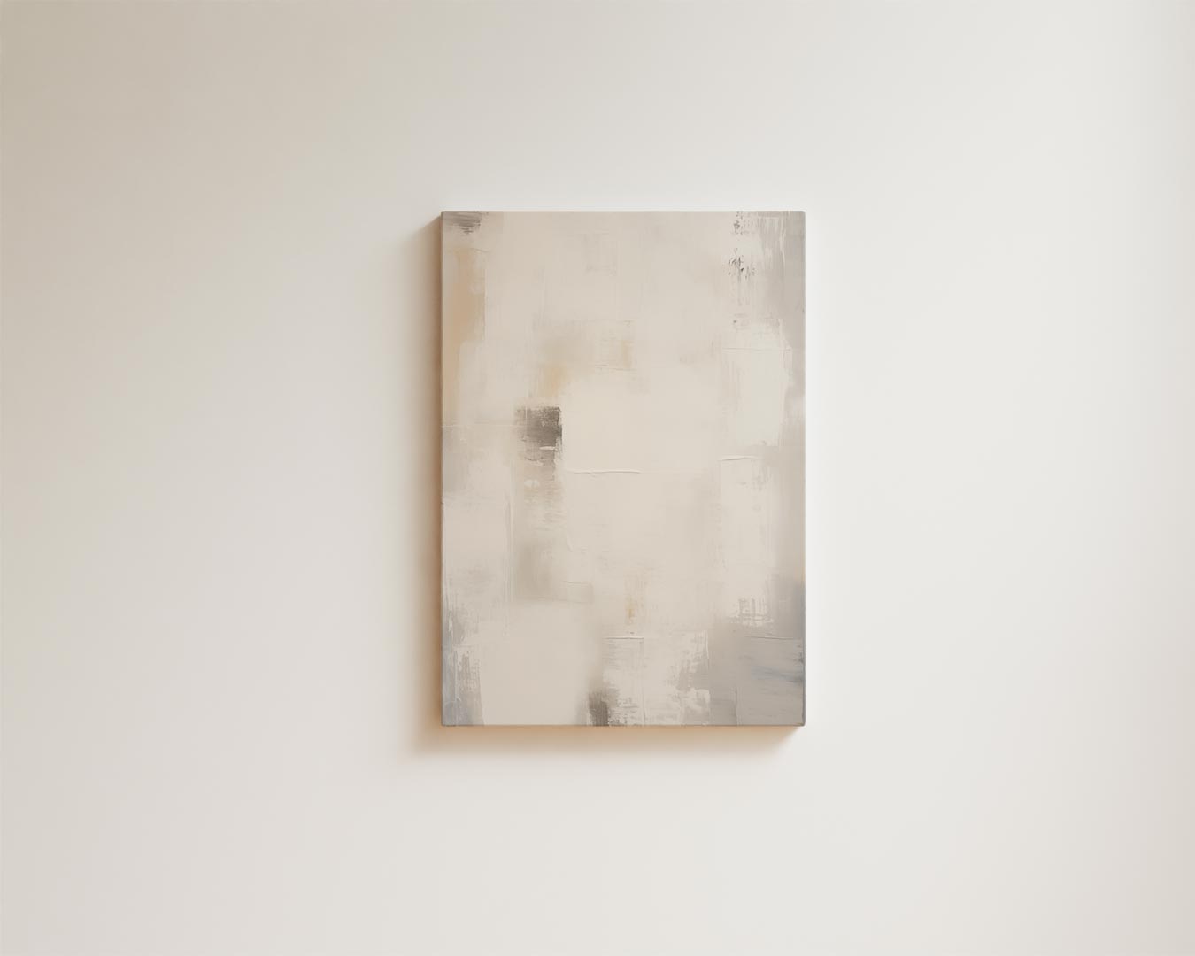 Subtiele Abstractie in Neutrale Tint Kunstwerk-canvas-dibond-plexiglas-wanddecoratie-WallArtistic
