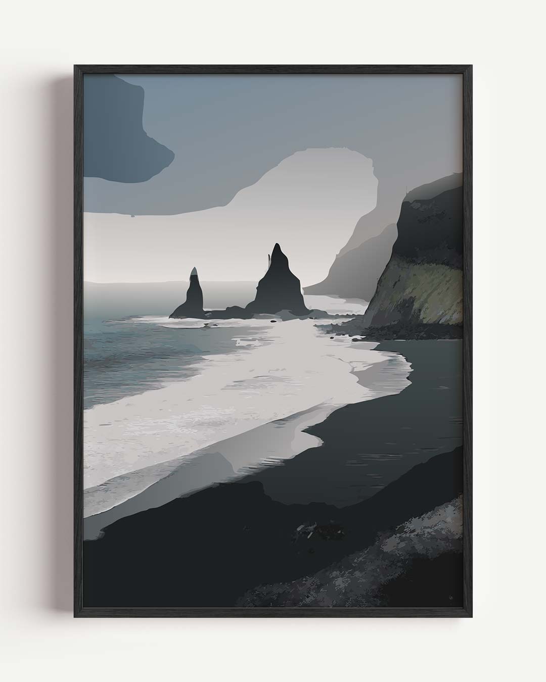 Mystieke Kustlandschap Poster-WallArtistic