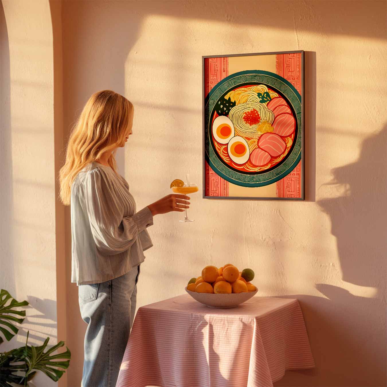 Kleurrijke Ramen Kunstposter