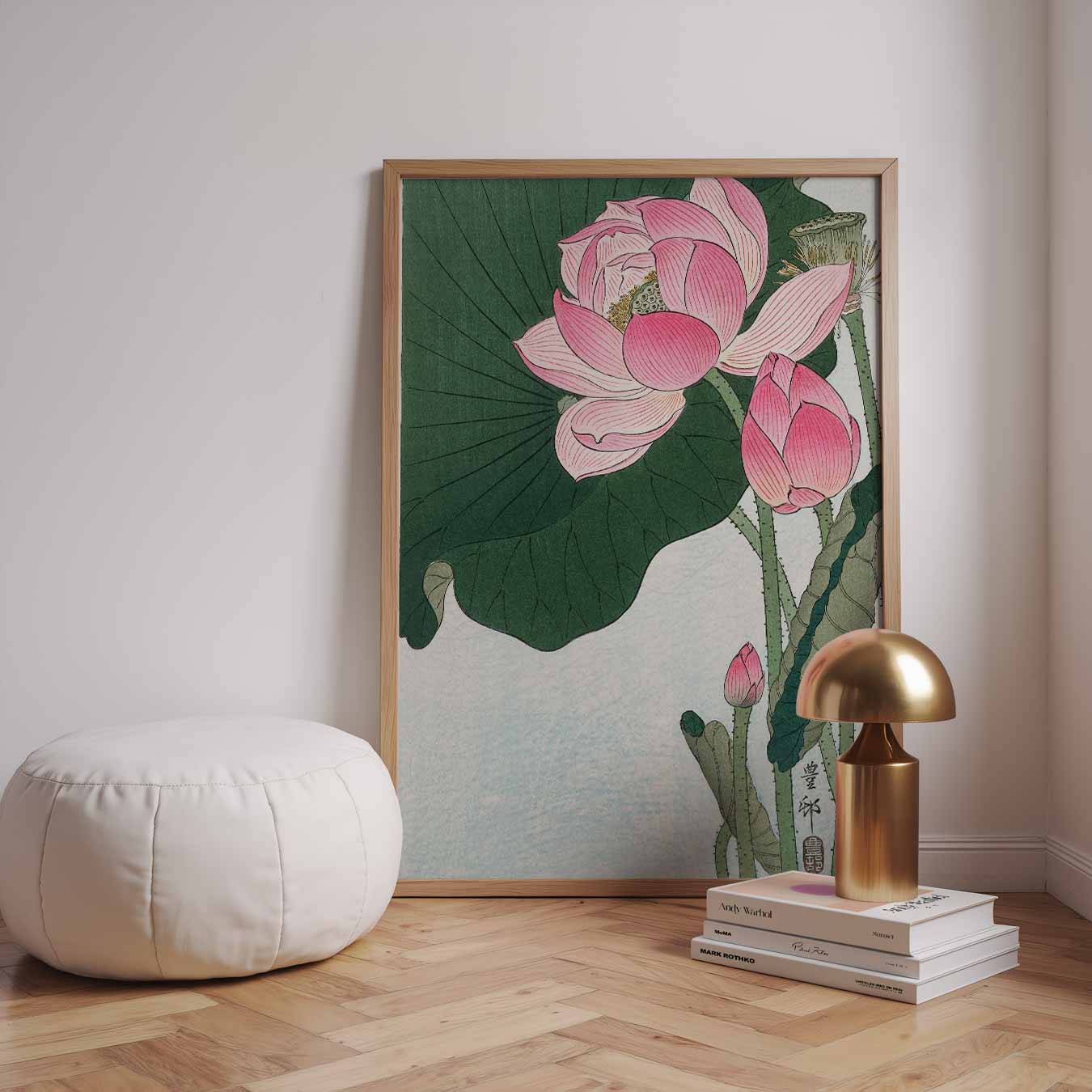 Lotus Sierlijkheid Poster-WallArtistic