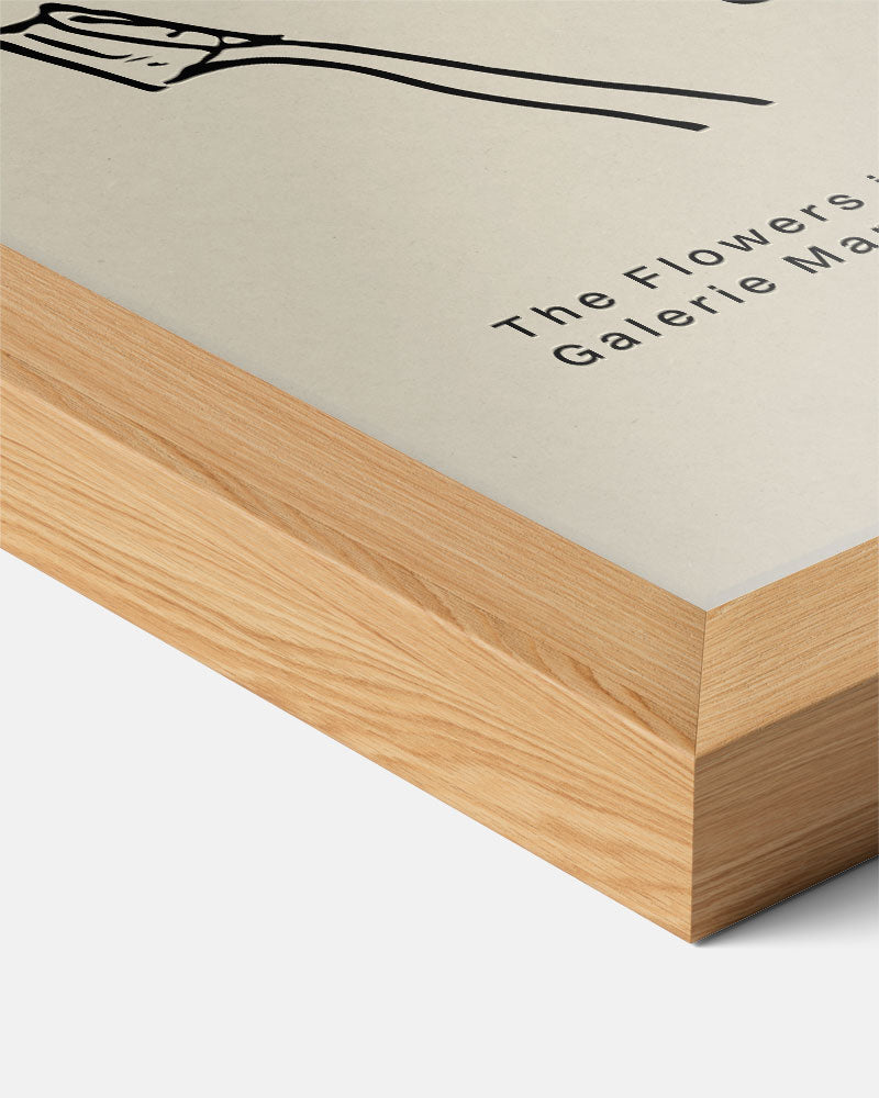 Stijlvolle Eettafel Illustratie Poster-WallArtistic