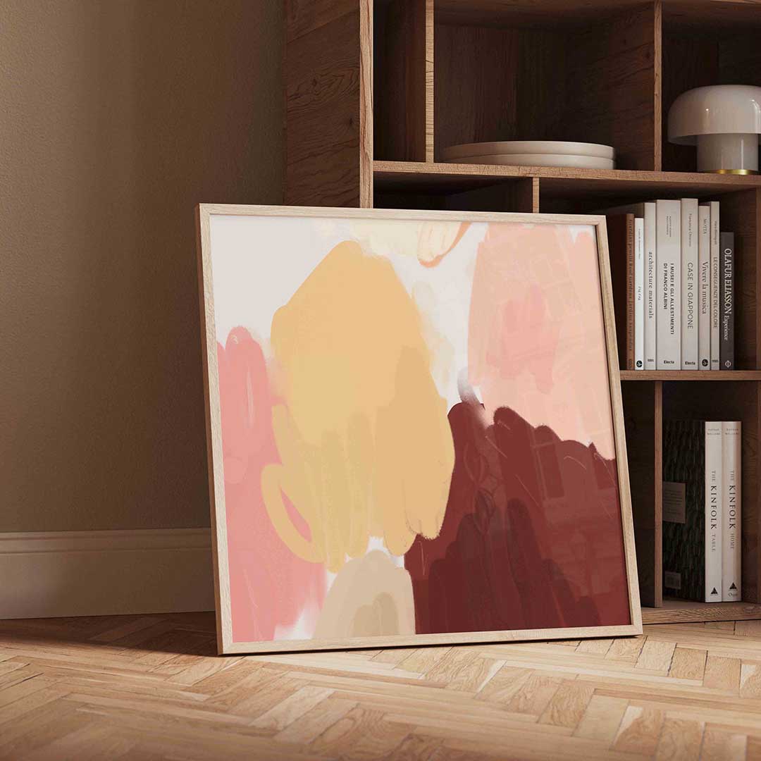 Abstracte vormen Poster