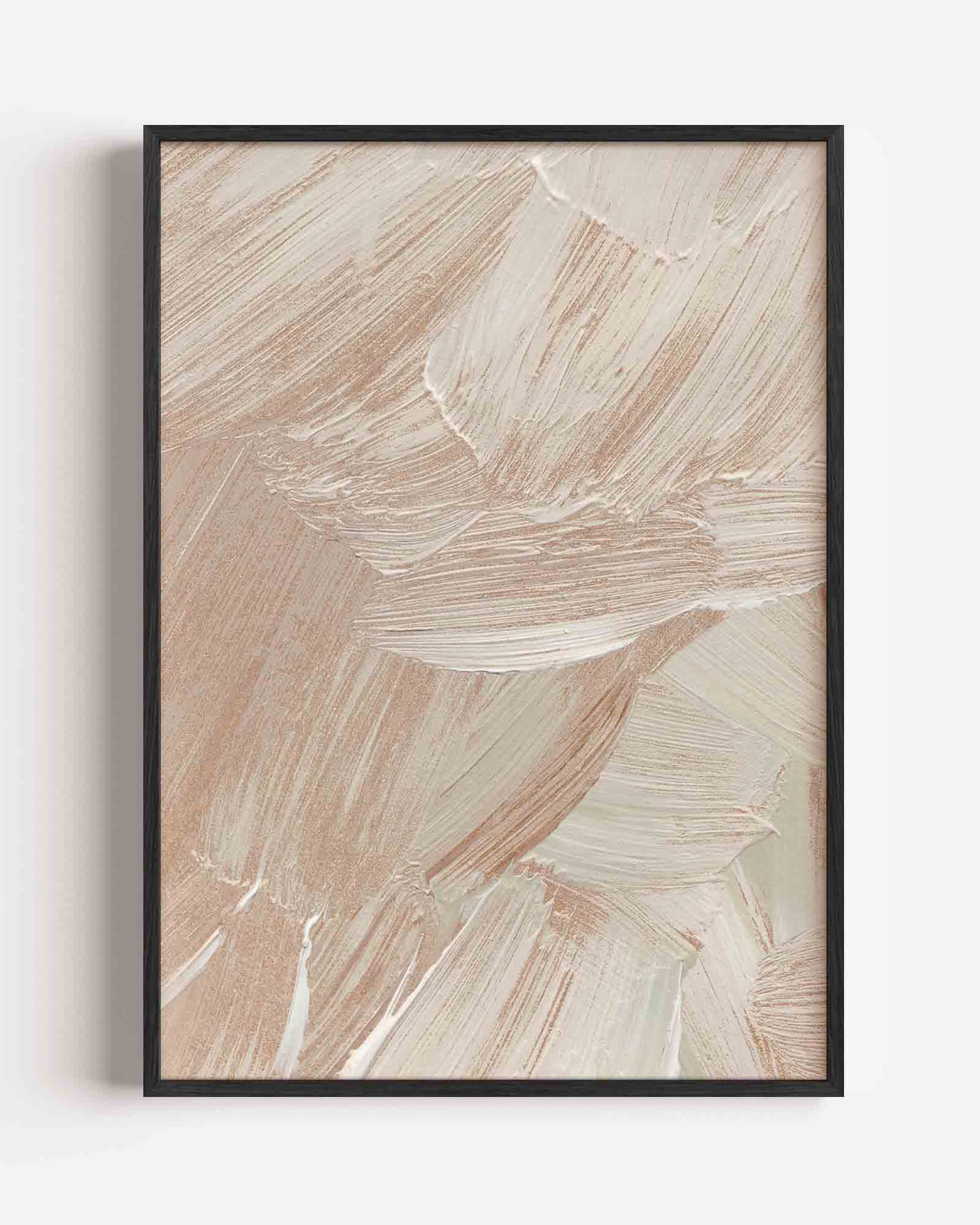 Abstracte beige textuur Poster