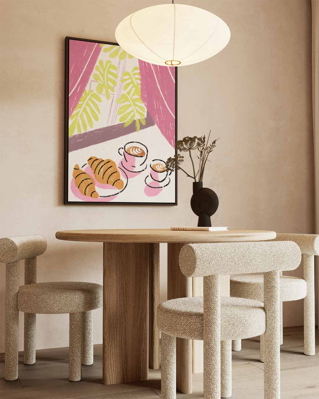 Ontluikend Ontbijt Kunstwerk-canvas-dibond-plexiglas-wanddecoratie-WallArtistic