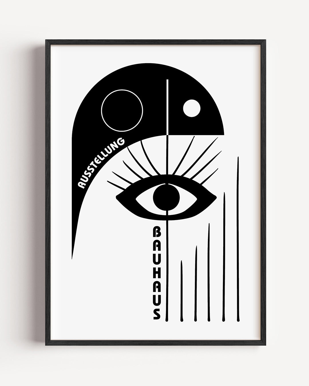 Oog en lijnen Poster