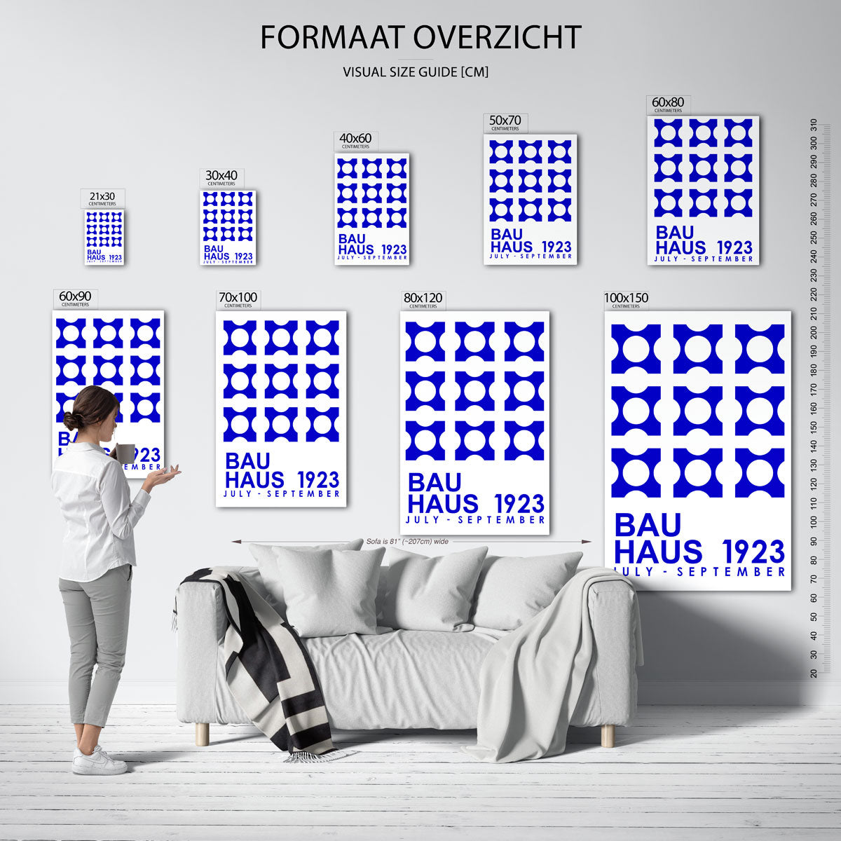 Vormen en vlakken Poster